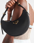 PRD Arqu? Re-Nylon and brushed leather mini shoulder bag
