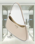 PRD Cleo brushed leather shoulder bag
