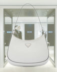 PRD Cleo brushed leather shoulder bag