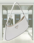 PRD Cleo brushed leather shoulder bag