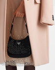 PRD Cleo satin bag with crystals