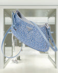 PRD Cleo satin bag with crystals