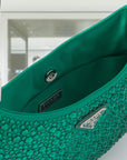 PRD Cleo satin bag with crystals
