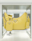 Padded nappa-leather PRD Re-Edition 2005 shoulder bag
