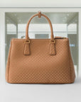 Large PRD Galleria studded leather bag