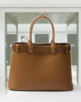 PRD Buckle large leather handbag with belt