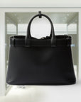 PRD Buckle medium leather handbag with belt