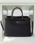 PRD Buckle medium leather handbag with double belt