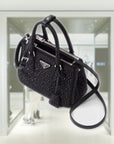 PRD Galleria satin mini-bag with crystals