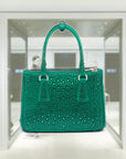 PRD Galleria satin mini-bag with crystals