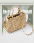 PRD Galleria satin mini-bag with crystals
