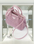 PRD Galleria satin mini-bag with crystals