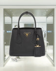 PRD Double Saffiano leather mini bag
