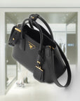 PRD Double Saffiano leather mini bag