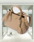 PRD Double Saffiano leather mini bag
