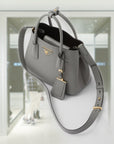 PRD Double Saffiano leather mini bag