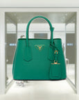 PRD Double Saffiano leather mini bag