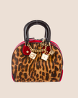 CHRISTIAN D1OR 2004 LEOPARD PONYHAIR DICE GAMBLER BAG