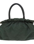PRD Hand Bag Nylon 2way Green Auth th4577