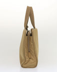 PRD Hand Bag Nylon Beige Auth ti1597