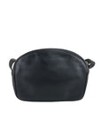 Christian D1OR CD Logo Embossed Shoulder bag Black Vintage 4hjctr