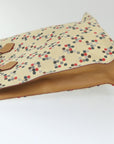 BBERRY Blue Label Tote Bag Canvas Beige Auth yb423