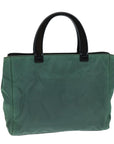 PRD Hand Bag Nylon Khaki Auth yb567