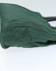 PRD Hand Bag Nylon Khaki Auth yb567