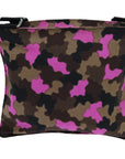 PRD Camouflage Shoulder Bag Nylon Pink VA0886 Auth yk11624