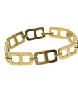 CHRISTIAN D1OR Bracelet metal Gold Auth yk12330