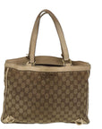 BURBERRY GCCI GG Canvas Tote Bag Nylon 2Set Beige White Auth yk13418
