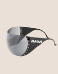 CHRISTIAN D1OR BLACK BIKE SUNGLASSES
