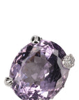 CHRISTIAN D1OR Amethyst Diamond Cocktail Ring