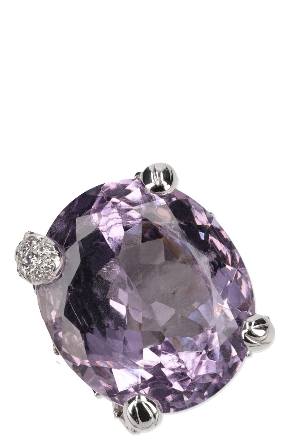 CHRISTIAN D1OR Amethyst Diamond Cocktail Ring
