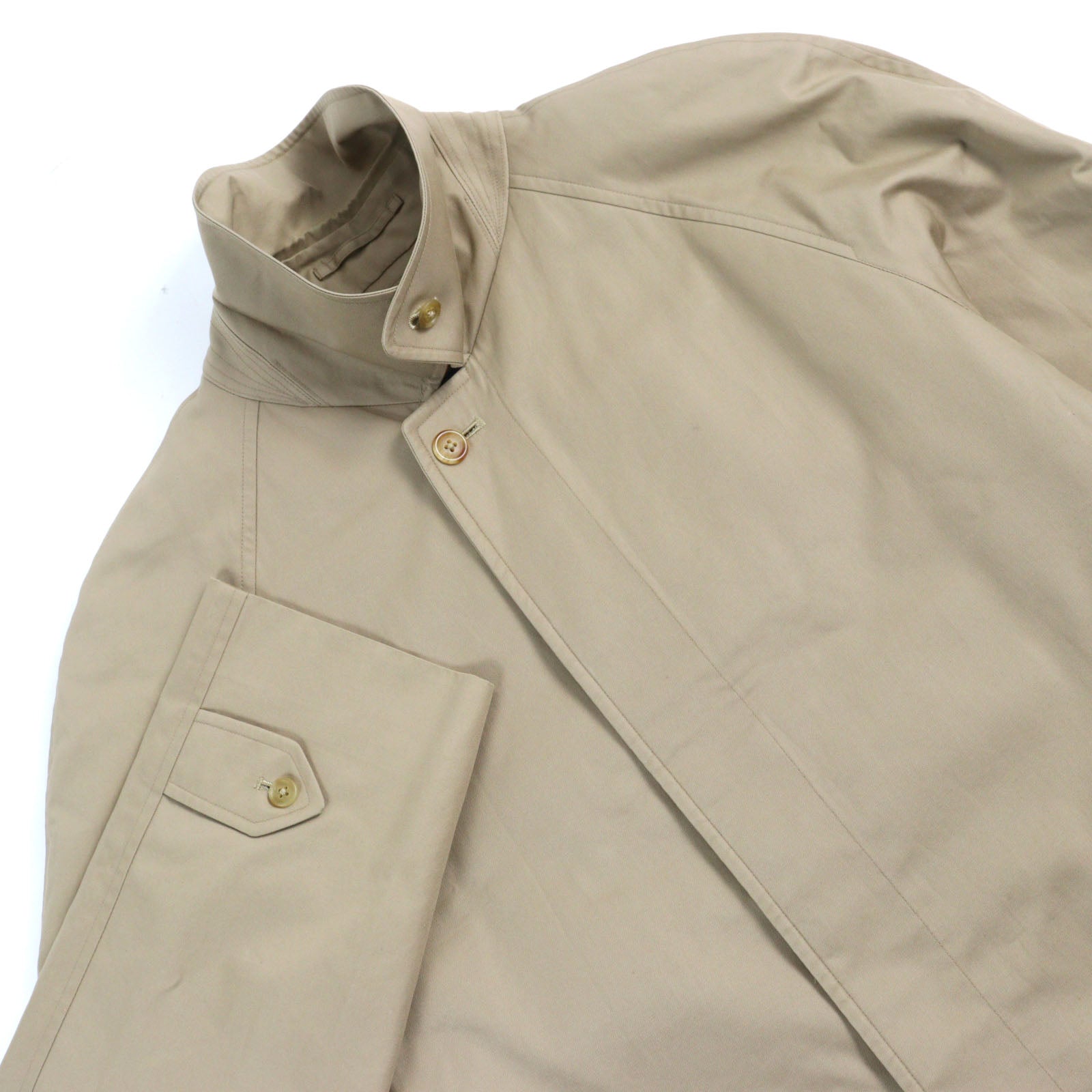 BBERRY Beige Coat, Nova Check Lining, Men's