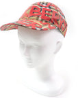 BBERRY 4074816 Nova Check Graffiti Cotton Baseball Cap