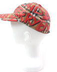 BBERRY 4074816 Nova Check Graffiti Cotton Baseball Cap