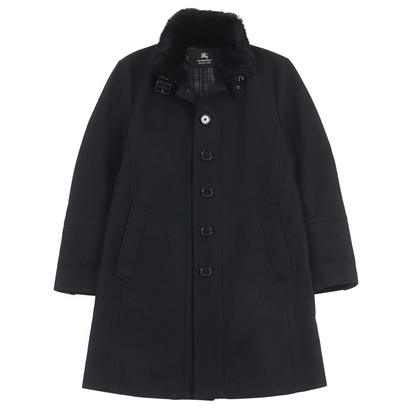 BBERRY Black Label Rabbit fur coat