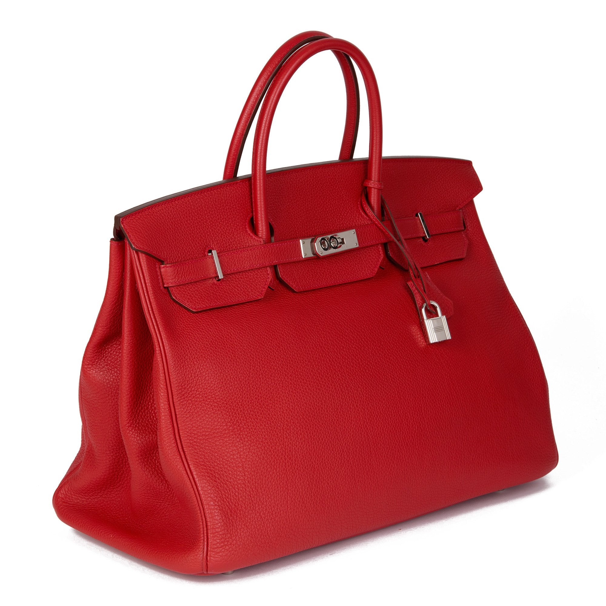 HMS Rouge Tomate Togo Leather Birkin 40cm Tote