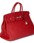 HMS Rouge Tomate Togo Leather Birkin 40cm Tote