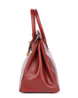 HMS Rouge Vif Box Calf Leather Vintage Birkin 35cm Retourne Tote