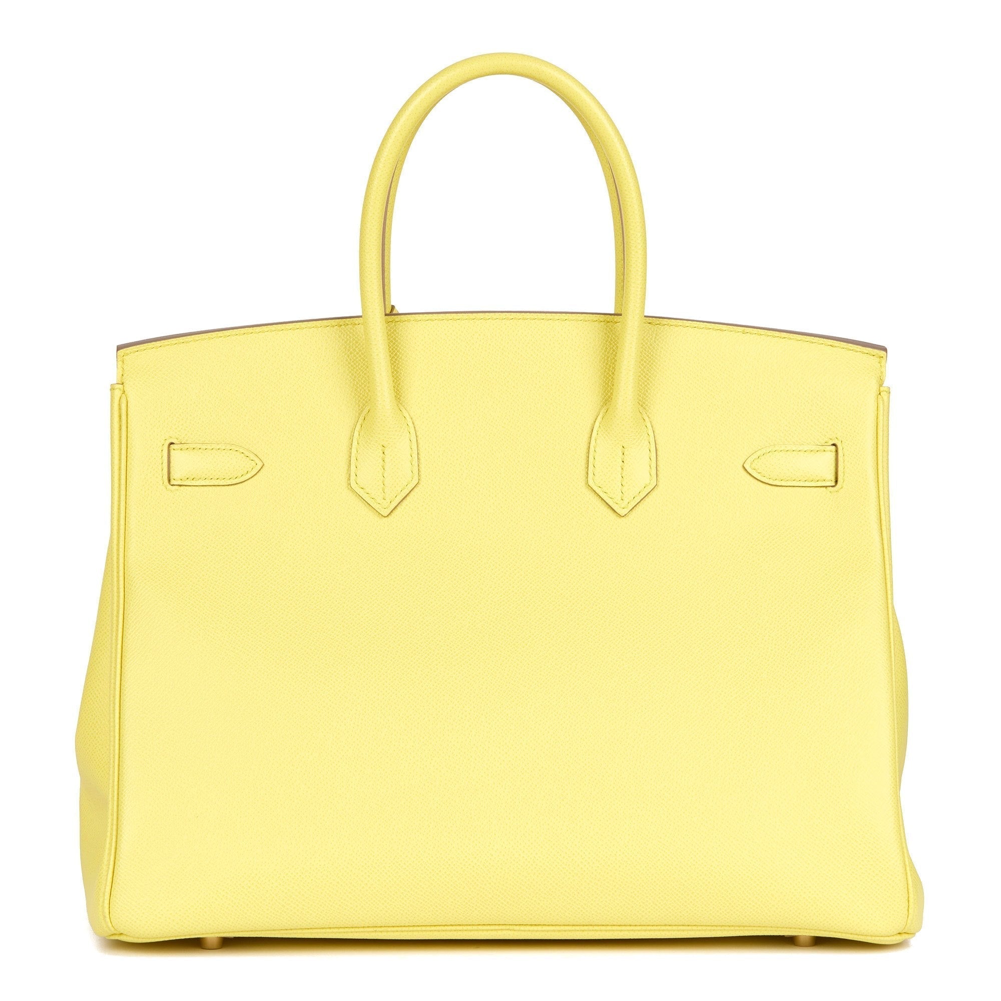 HMS Soufre Epsom Leather Birkin 35cm Tote