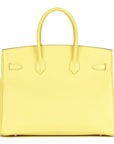 HMS Soufre Epsom Leather Birkin 35cm Tote
