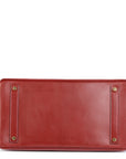 HMS Rouge Vif Box Calf Leather Vintage Birkin 35cm Retourne Tote