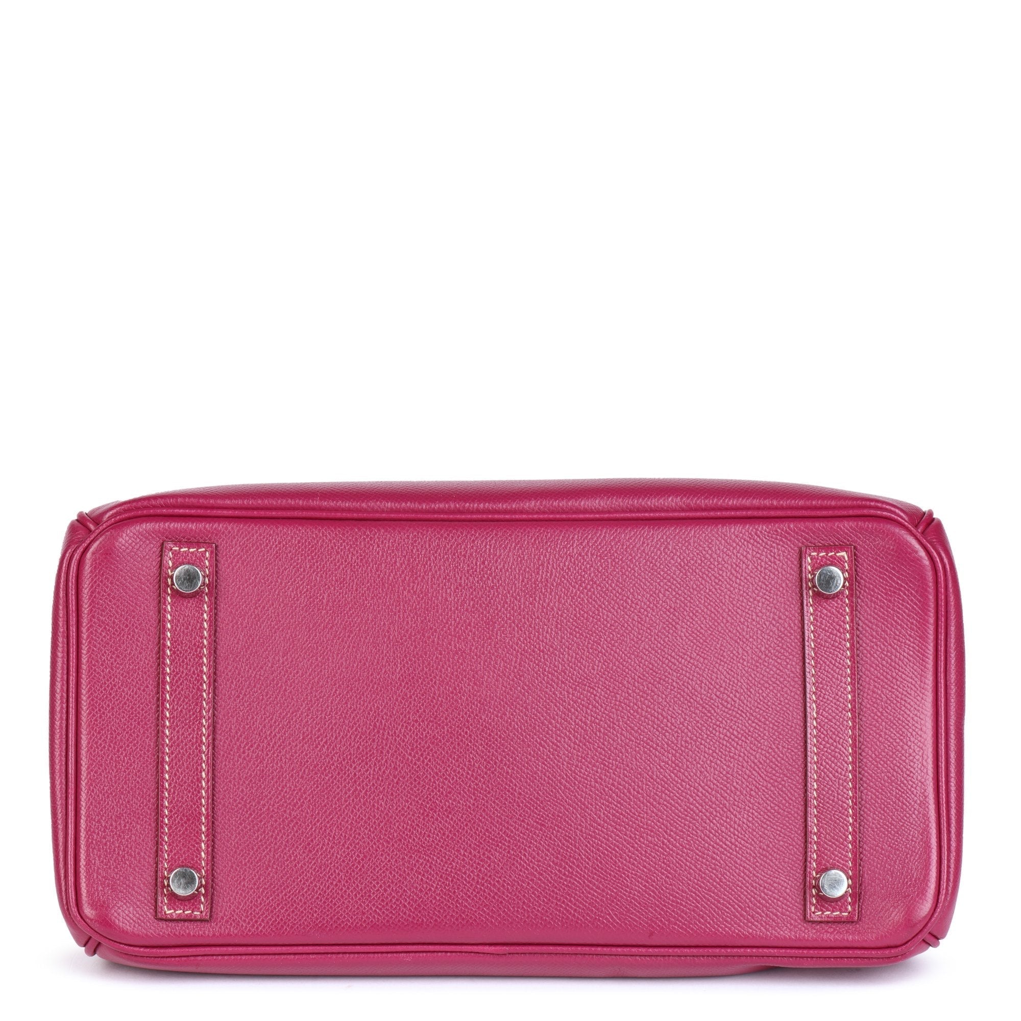 HMS Tosca &amp; Rose Tyrien Epsom Leather Candy Collection Birkin 30cm Retourne Tote