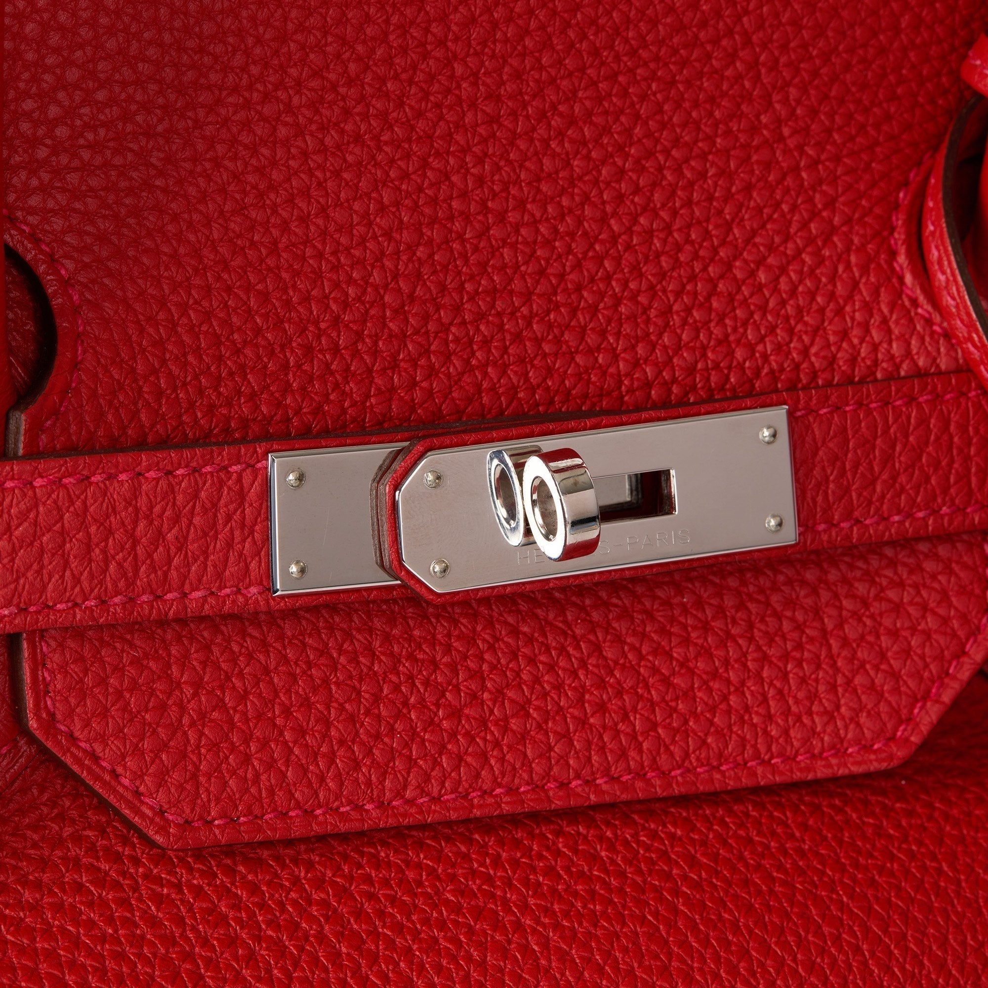 HMS Rouge Tomate Togo Leather Birkin 40cm Tote