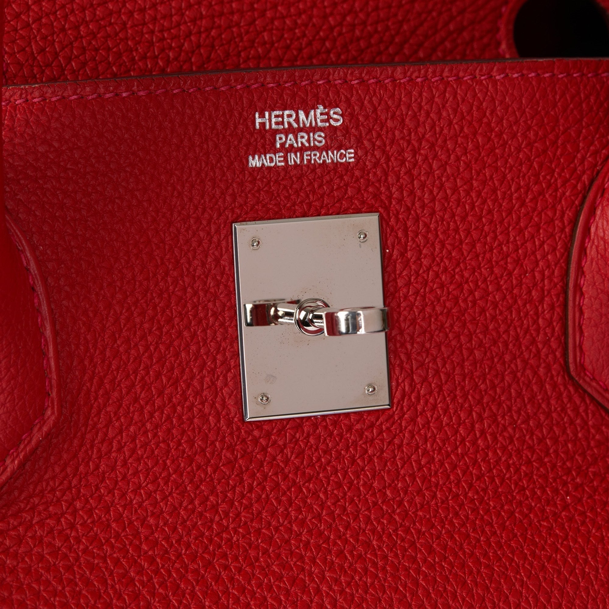 HMS Rouge Tomate Togo Leather Birkin 40cm Tote