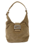 FNDI Corduroy Shoulder Bag Hand Bag Khaki Brown