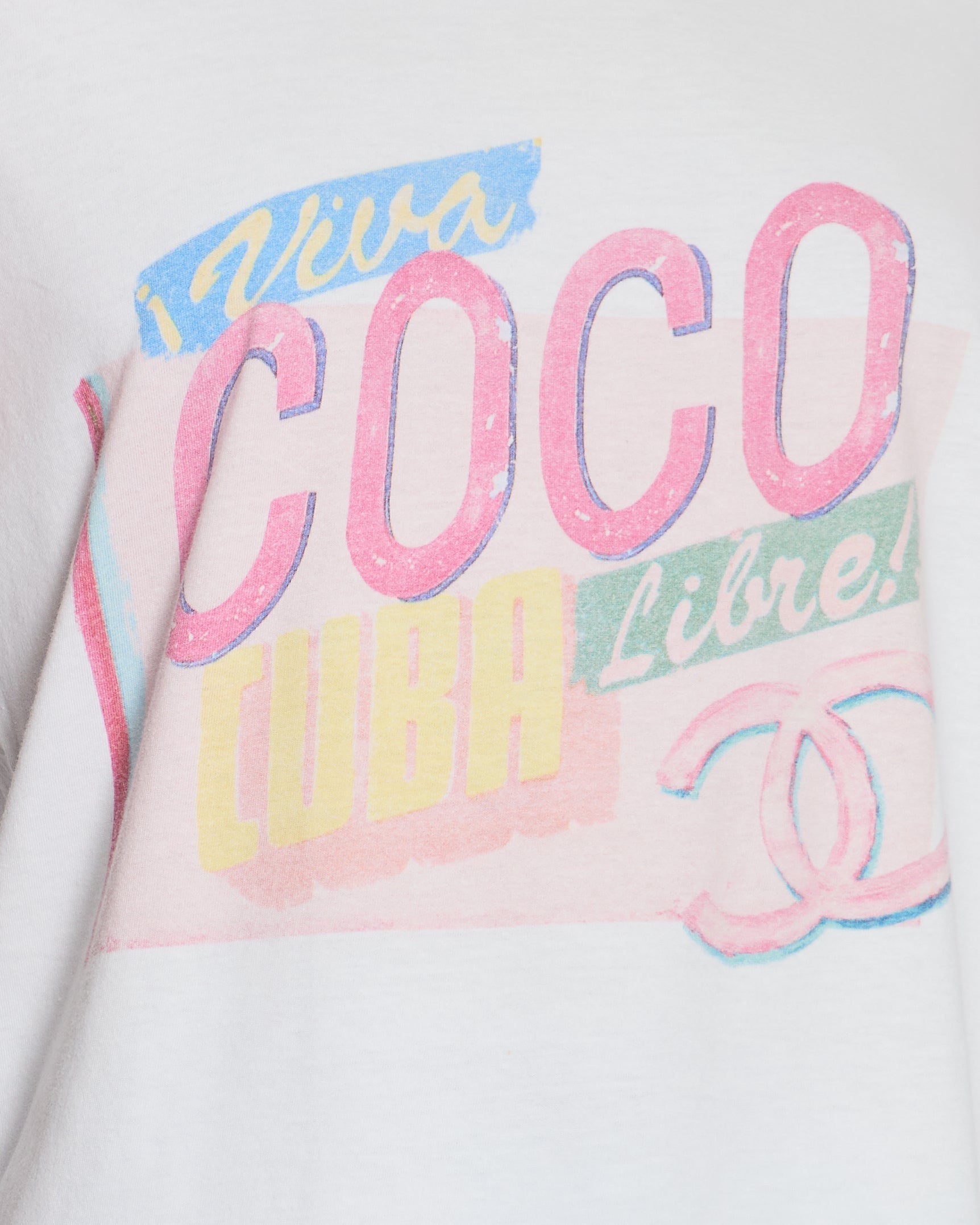 *LIMITED EDITION* CH 17/C Pink Coco Cuba T-Shirt Size L (UK 12)