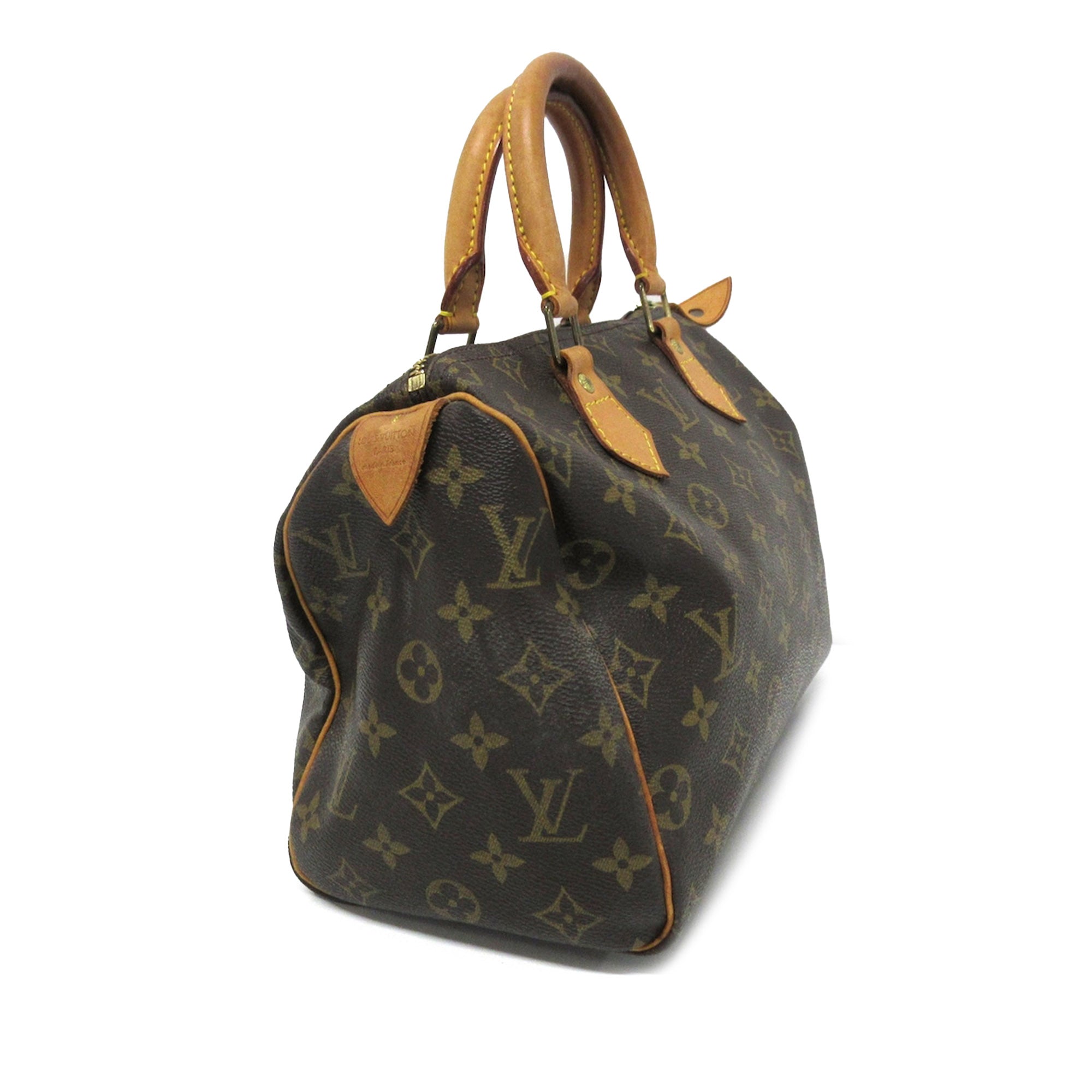 Brown LV Monogram Speedy 25 Boston Bag